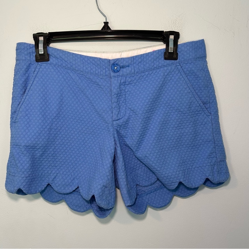 Lilly Pulitzer Blue The Buttercup Shorts Size 0
